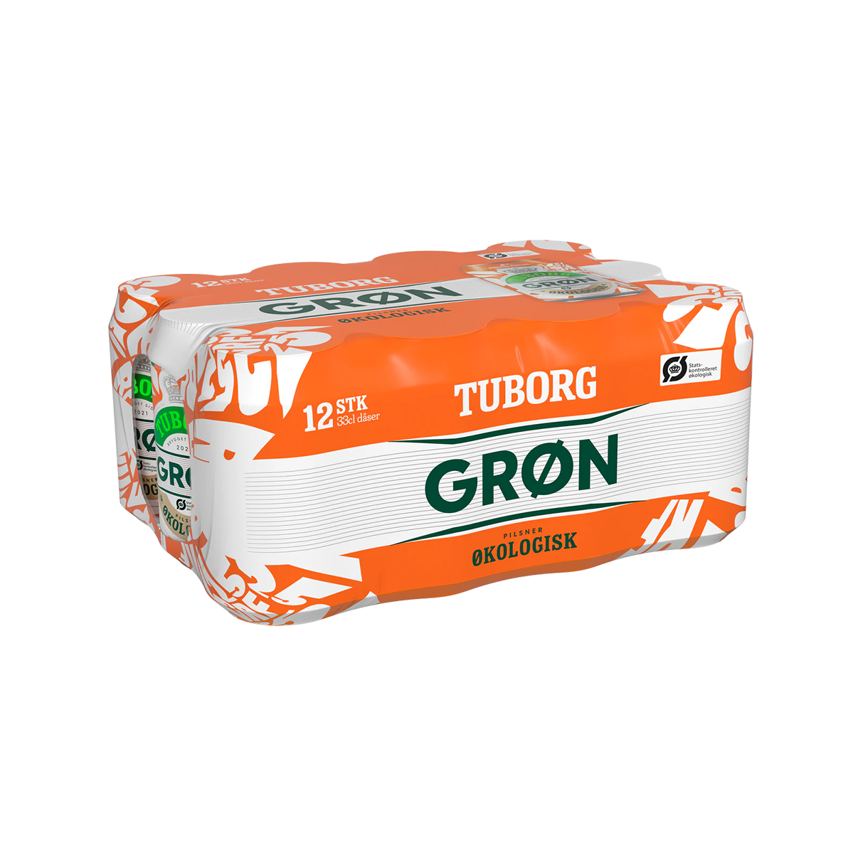 Grøn Tuborg Organic - 12x33cl