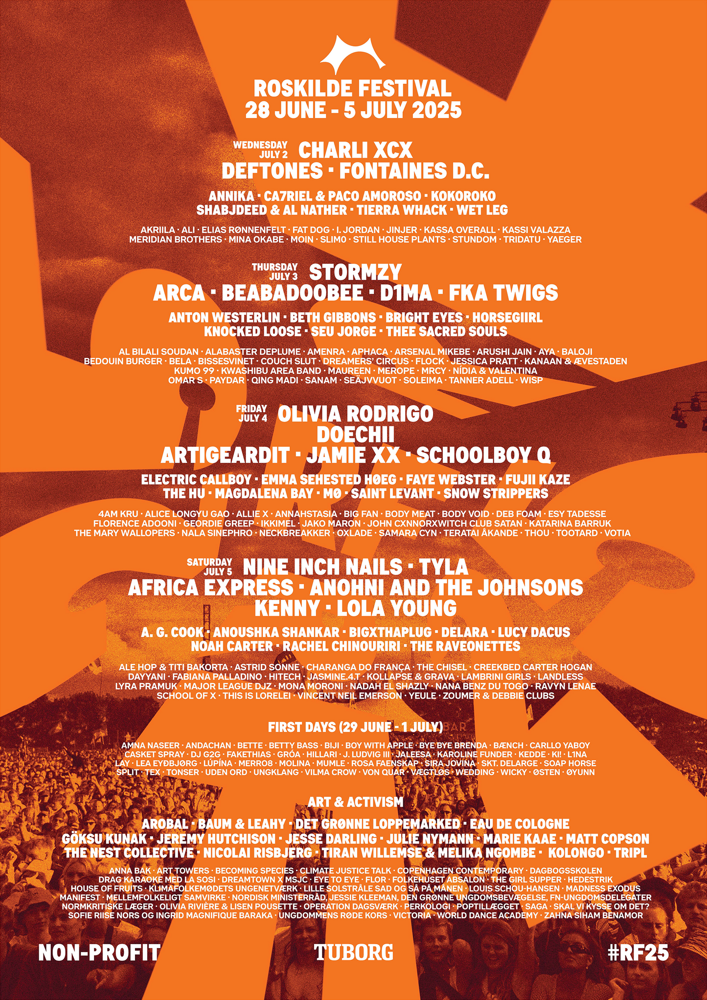 Roskilde Festival 2025 poster