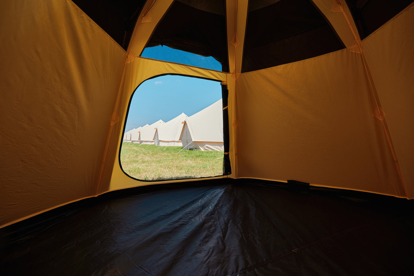 Rent a Pitched Tent Deluxe