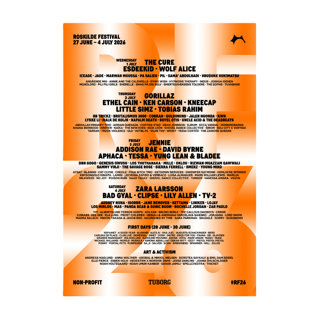 Roskilde Festival 2026 poster