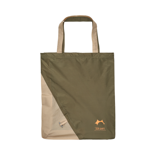 Upcycled Tent Tote Bag by Our Shift