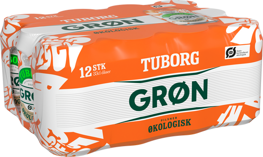 Grøn Tuborg Organic - 12x33cl