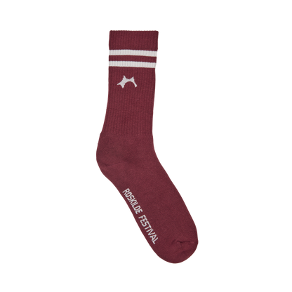Zinfandel/Rainforest Tennis Socks 2-pack